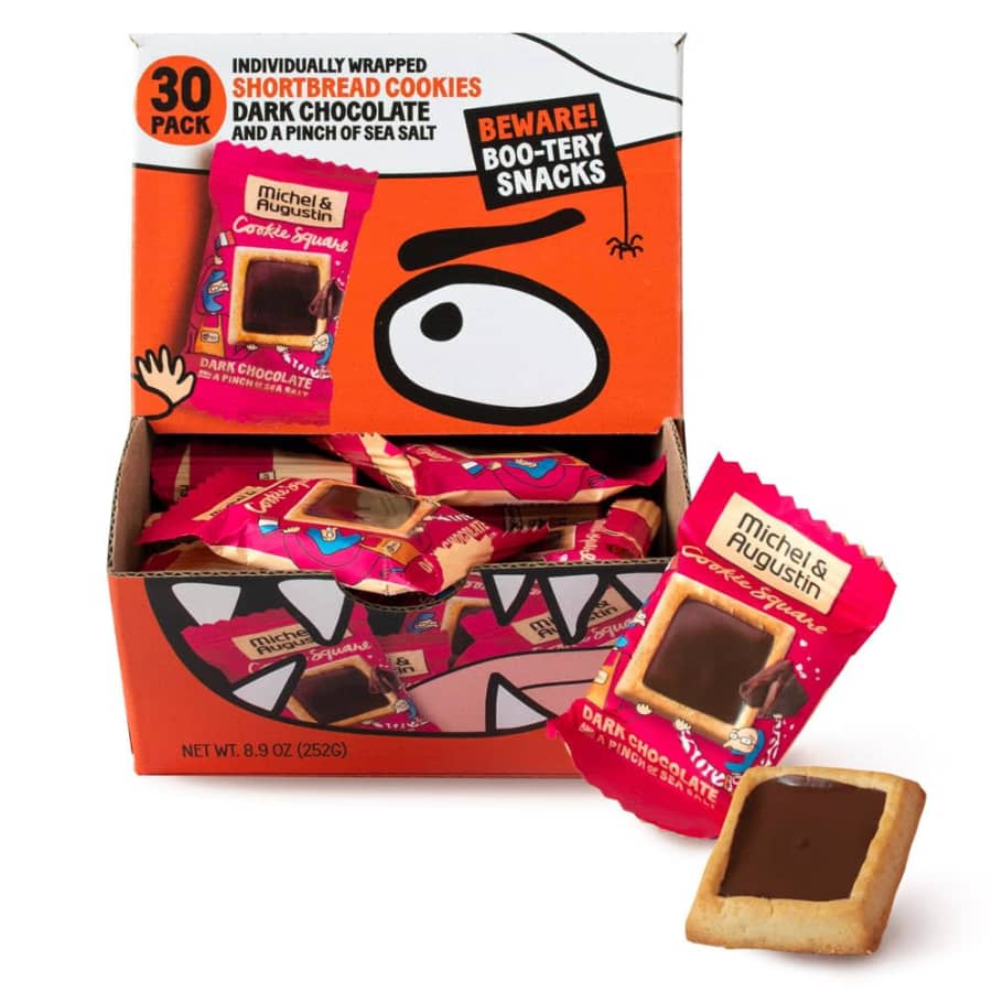 Michel et Augustin Halloween Chocolate Cookie Squares 30-Pack for $14 Michel et Augustin Halloween Chocolate Cookie Squares 30-Pack for $14