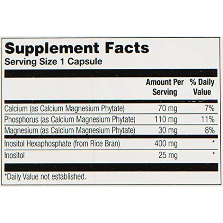 Solaray IP-6 w/ Inositol, Capsule (Btl-Plastic) 400mg | 120ct for $30