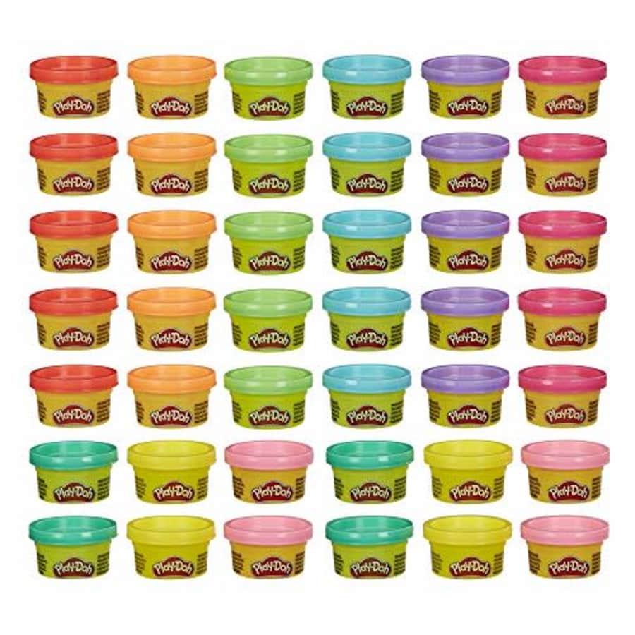 Play-Doh Handout 42-Pack of 1-Ounce Non-Toxic Modeling Compound for Kid Party Favors, Trick or for $17