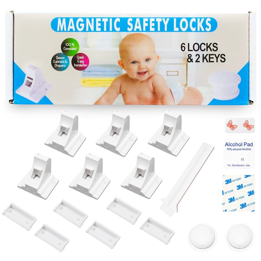 Eco-Baby Magnetic Cabinet Lock 6-Pack for $25