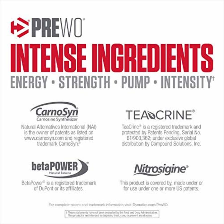 Dymatize PreW.O., Pre Workout Powder with Caffeine, Maximize Energy, Strength & Endurance, Amplify for $60 Dymatize PreW.O., Pre Workout Powder with Caffeine, Maximize Energy, Strength & Endurance, Amplify for $60