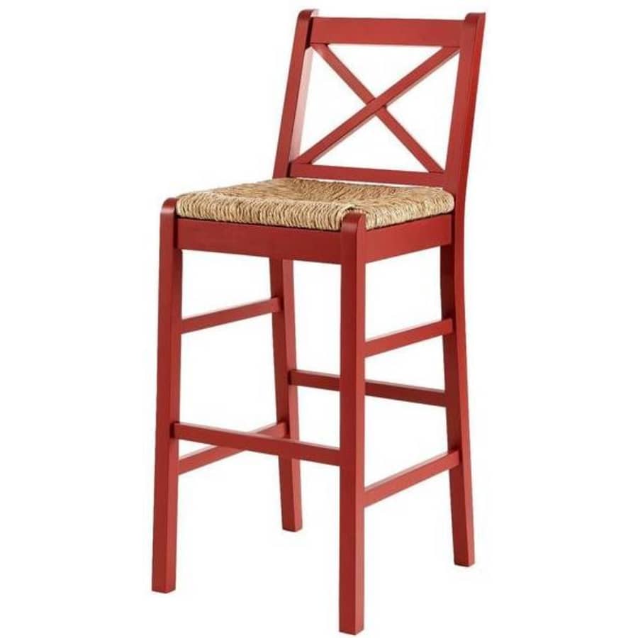 Home Decorators Collection Dorsey X-Back Wood Bar Stool for $75