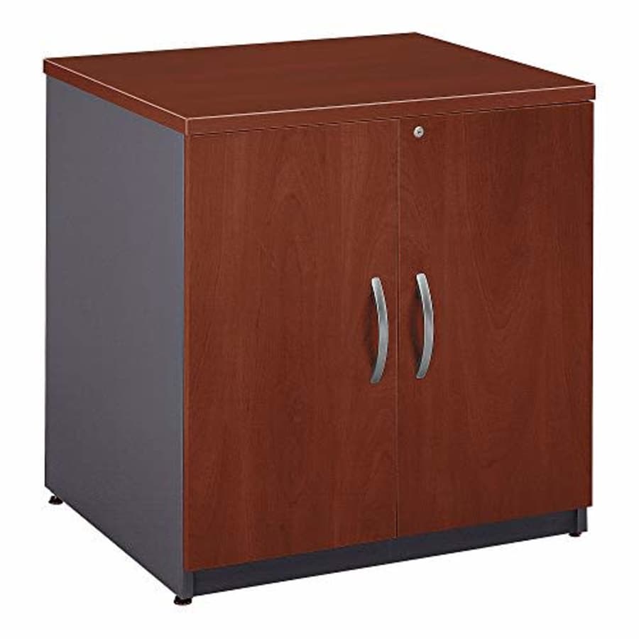 Bush Furniture Bush Business Furniture Series C Storage Cabinet with Doors in Hansen Cherry, 2 Door Accent Chest for $209