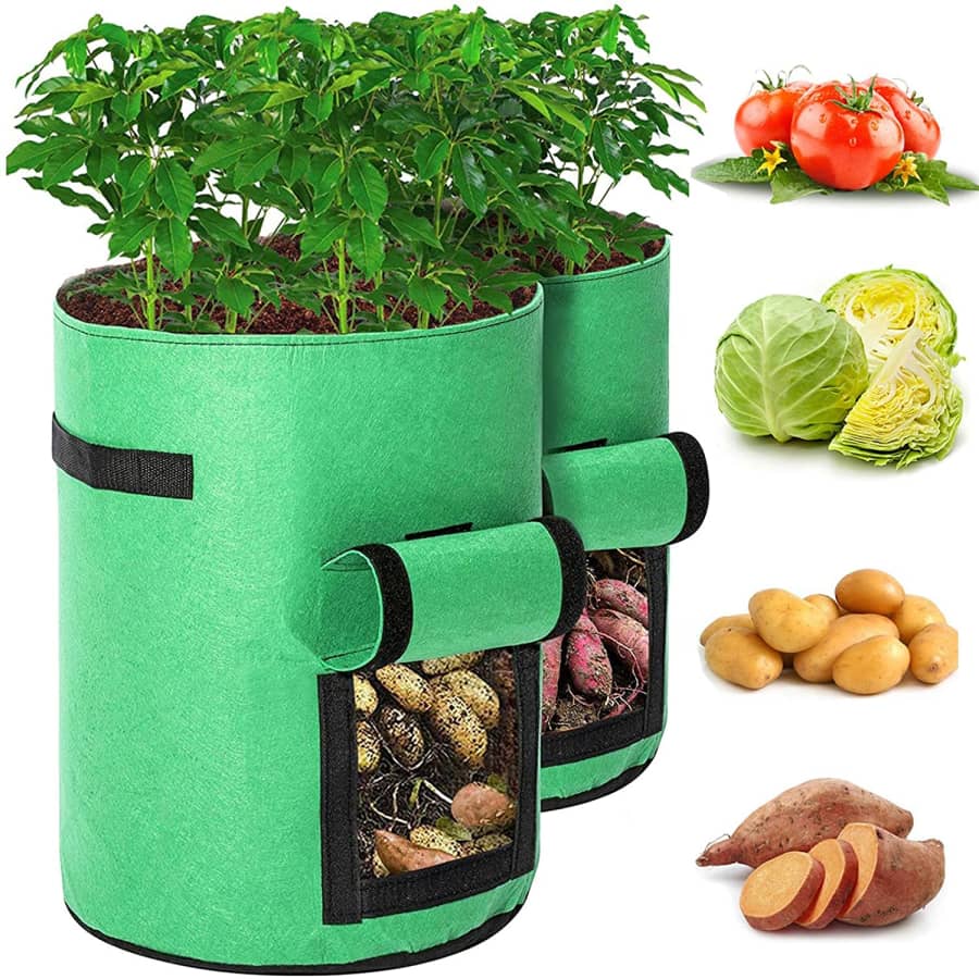 Tvird 10-Gallon Potato Grow Bags 2-Pack for $7 Tvird 10-Gallon Potato Grow Bags 2-Pack for $7