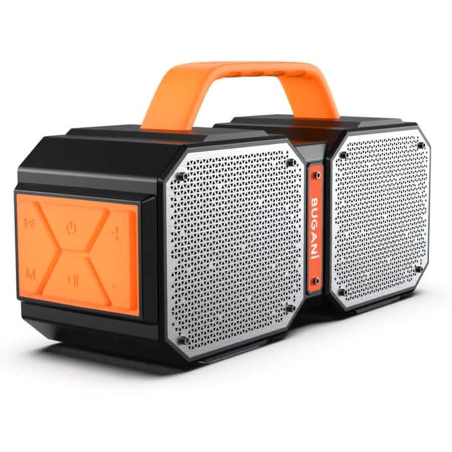 Bugani 50W Bluetooth Portable Speaker for $43 Bugani 50W Bluetooth Portable Speaker for $43