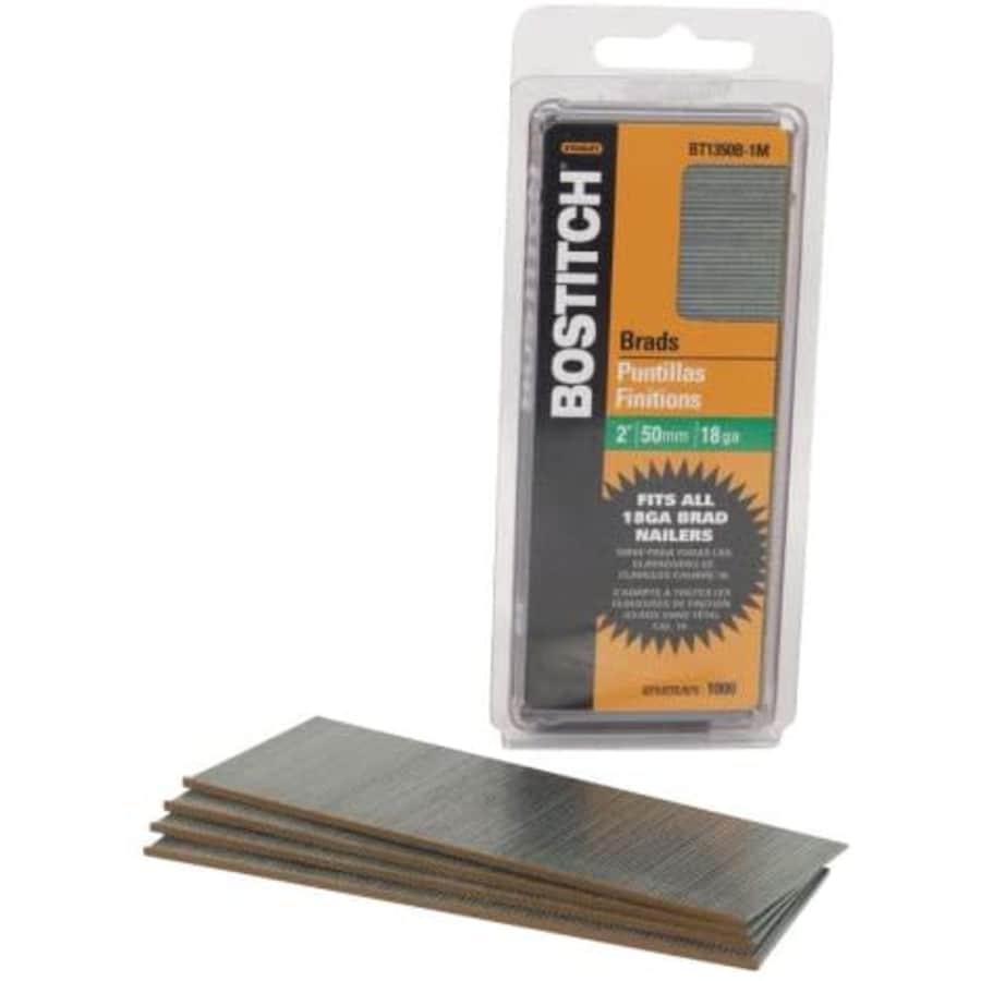 Bostitch 18-Gauge 2" Brad Nails 1,000-Count for $9 Bostitch 18-Gauge 2" Brad Nails 1,000-Count for $9