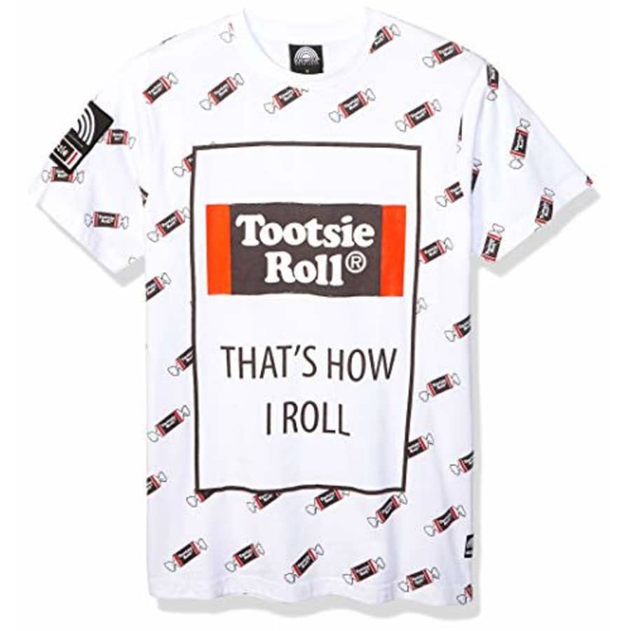 Southpole Men's Tootsie T-Shirt, White Gel, Large for $16