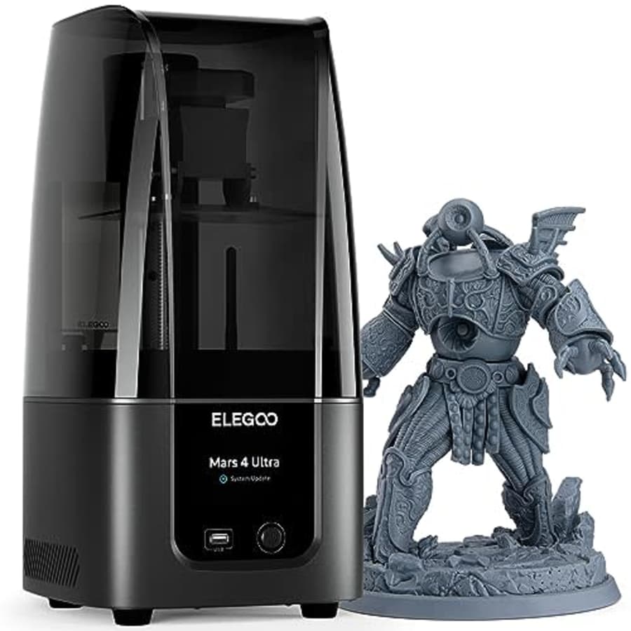 ELEGOO Mars 4 Ultra MSLA 3D Printer, Desktop Resin 3D Printer with 7-Inch 9K Monochrome LCD,Wi-Fi for $330