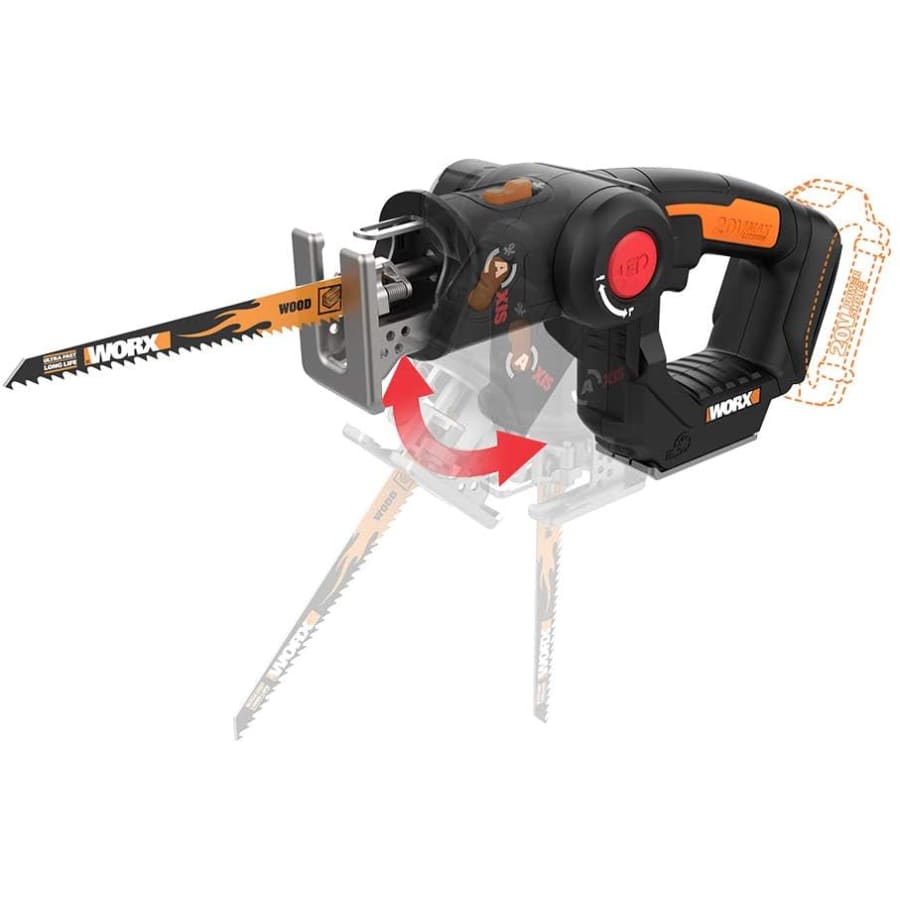 Worx 20V Power Share Axis Cordless Reciprocating & Jig Saw for $70 Worx 20V Power Share Axis Cordless Reciprocating & Jig Saw for $70