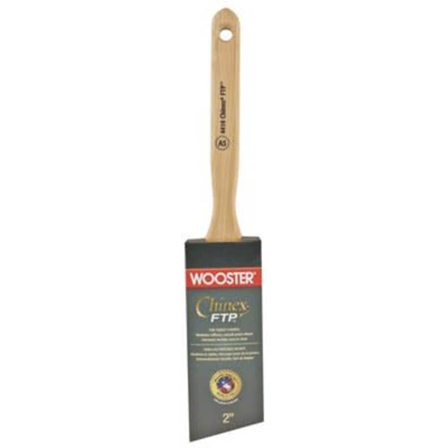 Wooster Chinex FTP 2 1/2 in. W Angle Chinex Paint Brush for $17 Wooster Chinex FTP 2 1/2 in. W Angle Chinex Paint Brush for $17