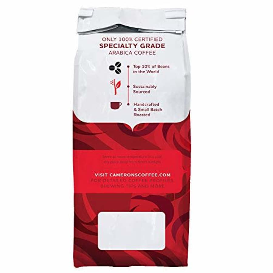 Cameron's Coffee Roasted Ground Coffee Bag, Flavored, Buttered Rum, 12 Ounce for $21