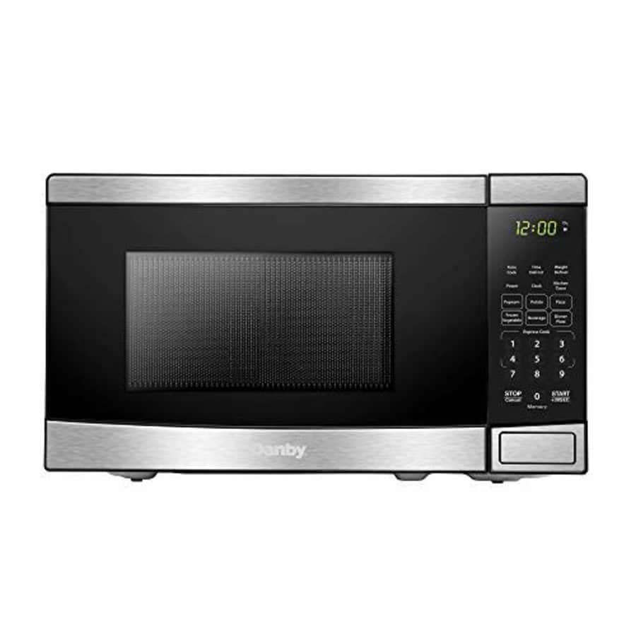 Danby DBMW0721BBS 700 Watts 0.7 Cu.Ft. Countertop Microwave with Push Button Door| 10 Power Levels, for $86 Danby DBMW0721BBS 700 Watts 0.7 Cu.Ft. Countertop Microwave with Push Button Door| 10 Power Levels, for $86