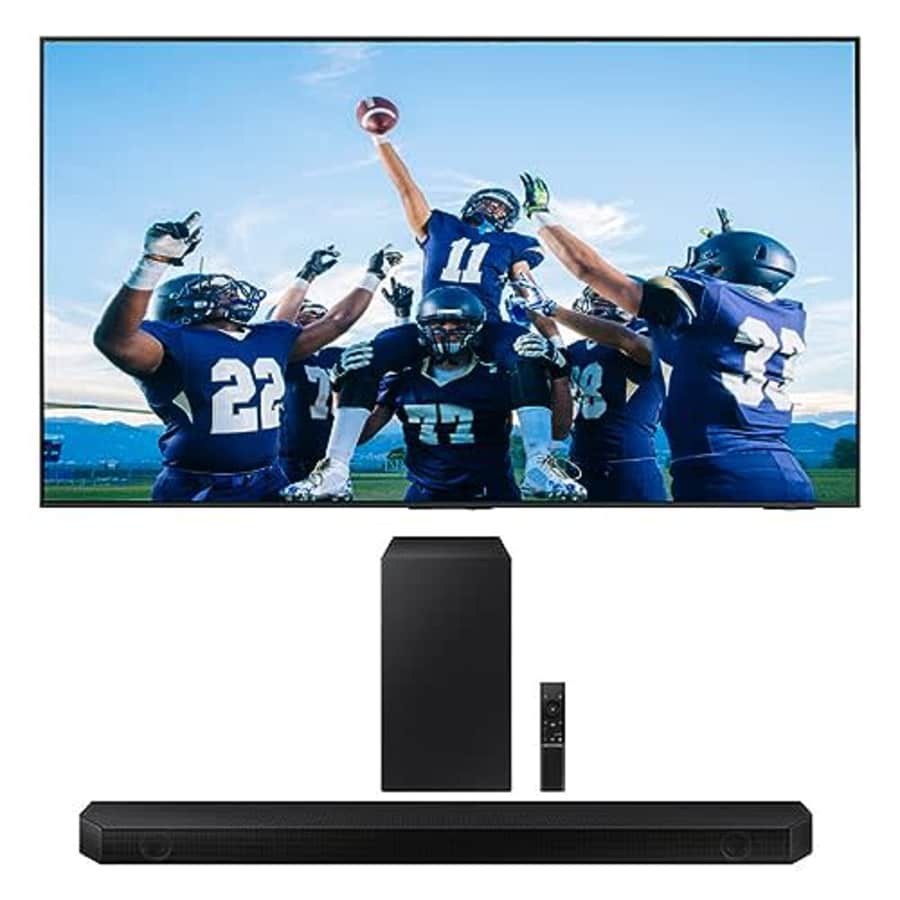 SAMSUNG QN75QN85CAFXZA 75 Inch 4K Neo QLED Smart TV with Dolby Atmos with a HW-Q600C 3.1.2ch for $1,846 SAMSUNG QN75QN85CAFXZA 75 Inch 4K Neo QLED Smart TV with Dolby Atmos with a HW-Q600C 3.1.2ch for $1,846
