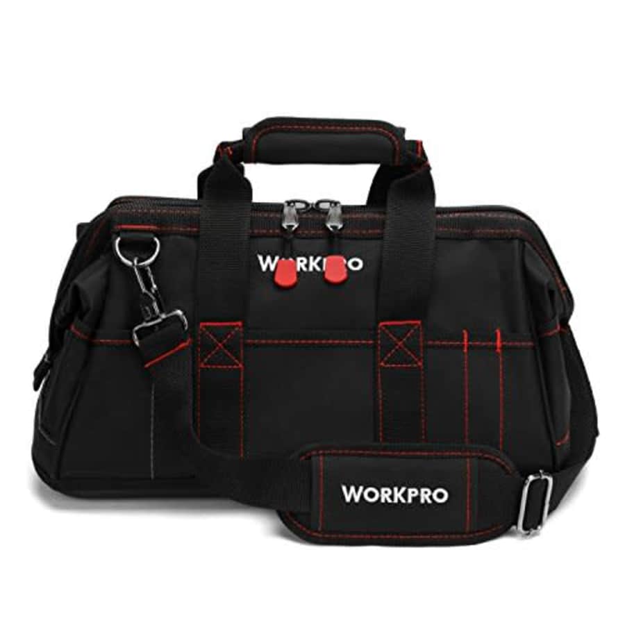WorkPro 16" Wide-Mouth Tool Bag for $38 WorkPro 16" Wide-Mouth Tool Bag for $38