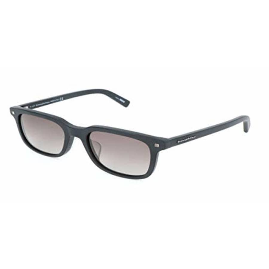 ERMENEGILDO ZEGNA EZ0090-F - 01B ACETATE SUNGLASSES Shiny Black 52MM for $110 ERMENEGILDO ZEGNA EZ0090-F - 01B ACETATE SUNGLASSES Shiny Black 52MM for $110