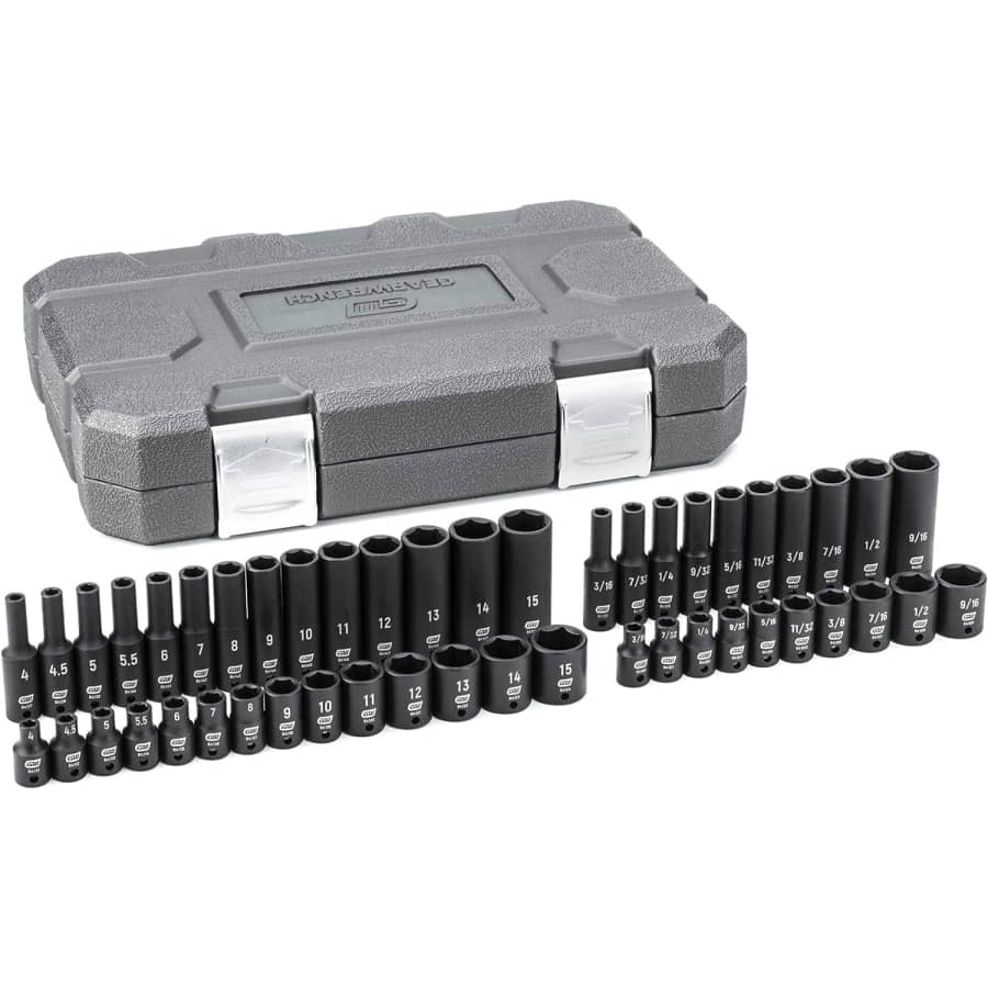 Gearwrench 48-Piece 1/4" Drive 6 Pt. Impact Socket Set for $72 Gearwrench 48-Piece 1/4" Drive 6 Pt. Impact Socket Set for $72
