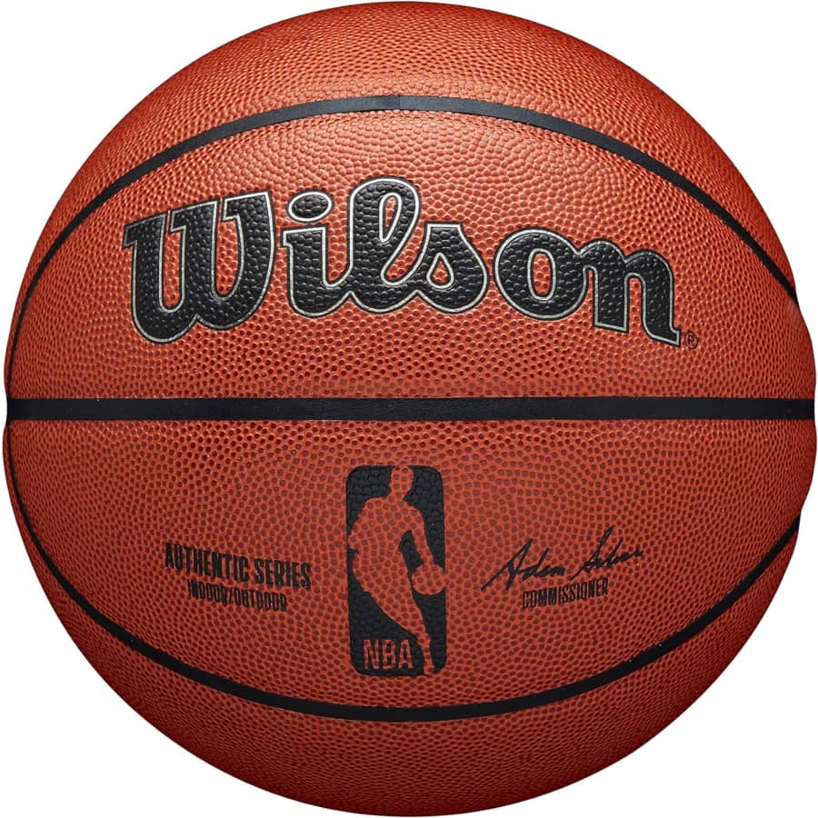 Wilson 29.5" NBA Authentic Series Basketball for $25 Wilson 29.5" NBA Authentic Series Basketball for $25