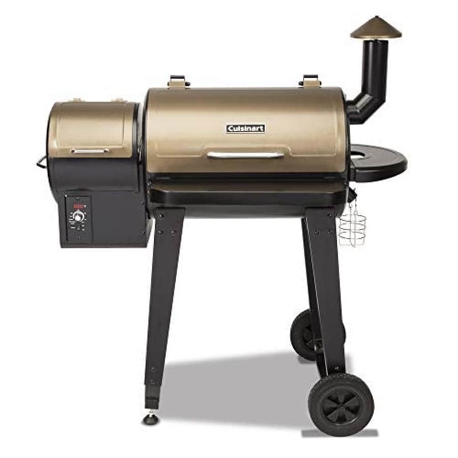 Cuisinart CPG-4000 Wood BBQ Grill & Smoker Pellet Grill and Smoker, 45" x 49" x 39.4", Black for $597 Cuisinart CPG-4000 Wood BBQ Grill & Smoker Pellet Grill and Smoker, 45" x 49" x 39.4", Black for $597