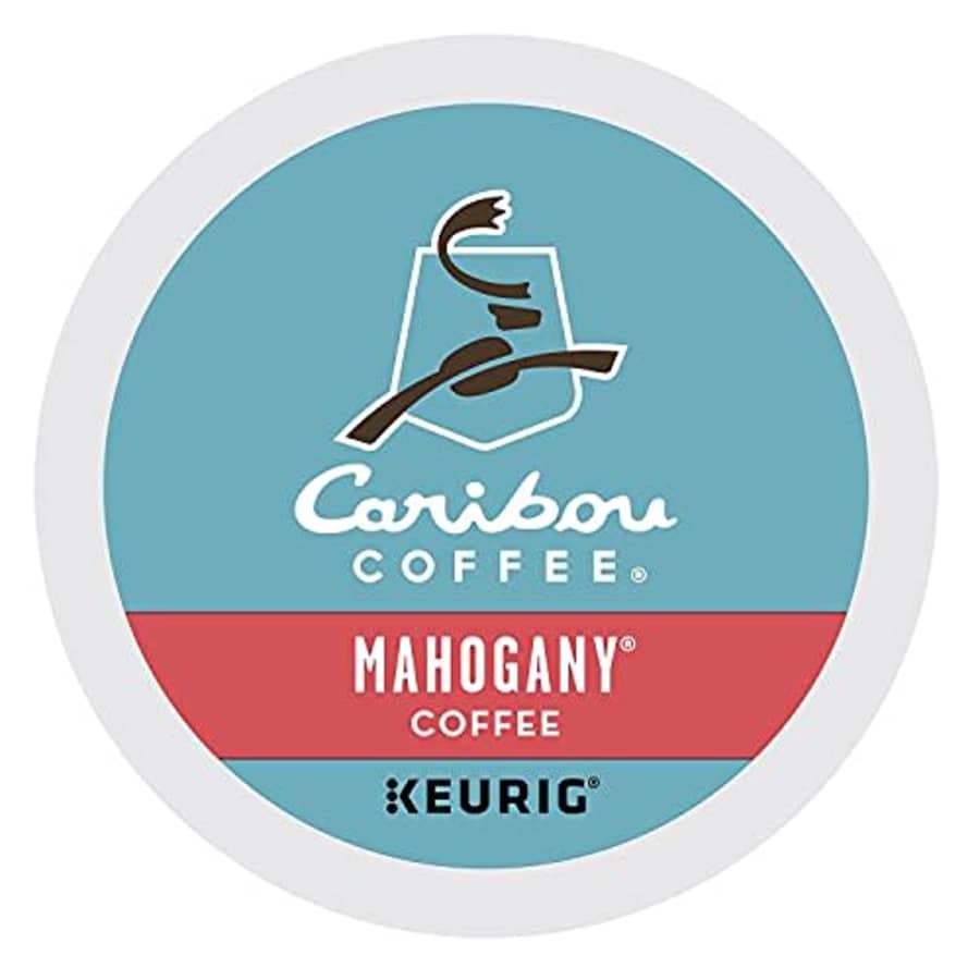 Caribou Coffee Mahogany, Single-Serve Keurig K-Cup Pods, Dark Roast Coffee, 96 Count for $65