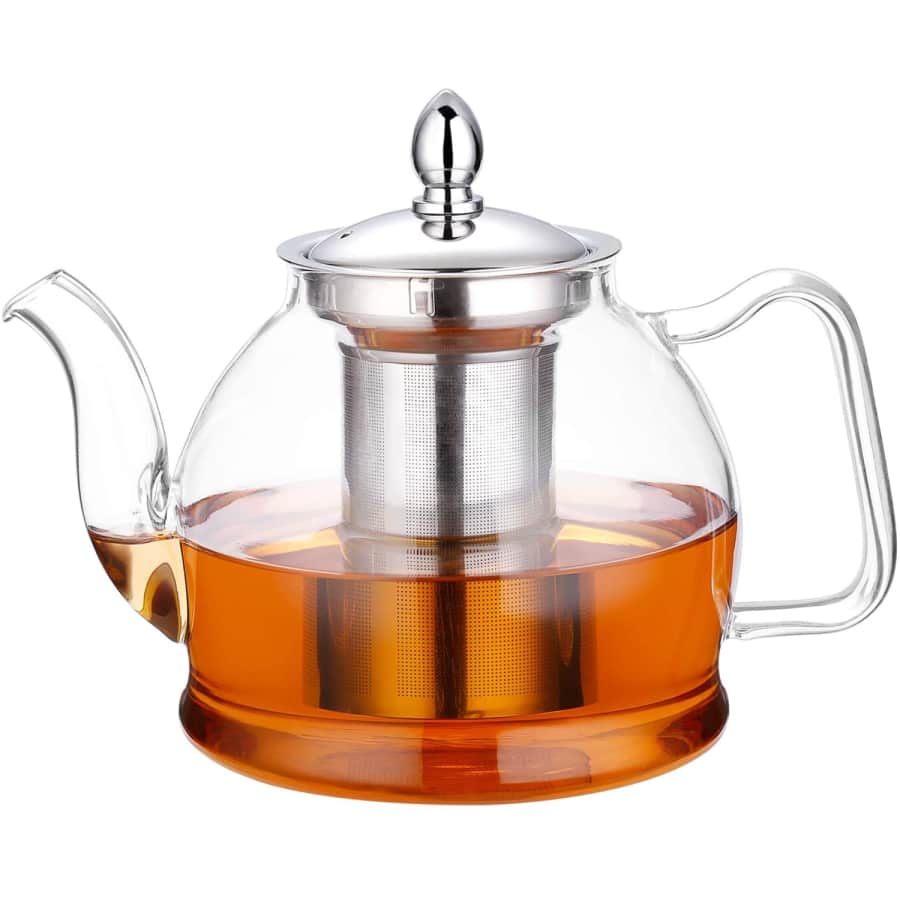 Hiware Glass Teapot with Removable Infuser for $19 Hiware Glass Teapot with Removable Infuser for $19