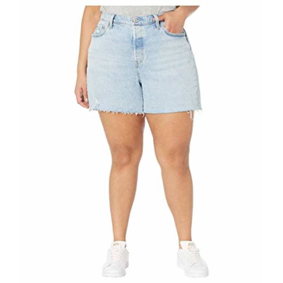 Levi's Women's Plus-Size 501 Original Shorts, Tango Light, 36 (US 16) for $20