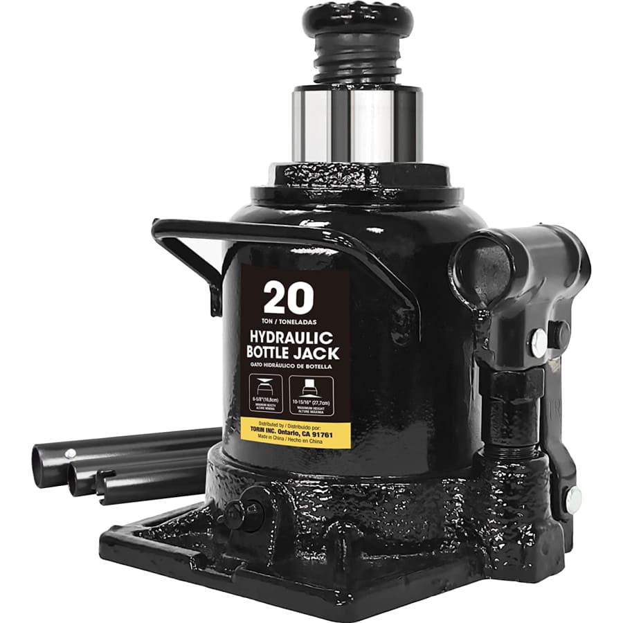 Big Red 20-Ton Torin Hydraulic Stubby Low Profile Car Bottle Jack for $46 Big Red 20-Ton Torin Hydraulic Stubby Low Profile Car Bottle Jack for $46