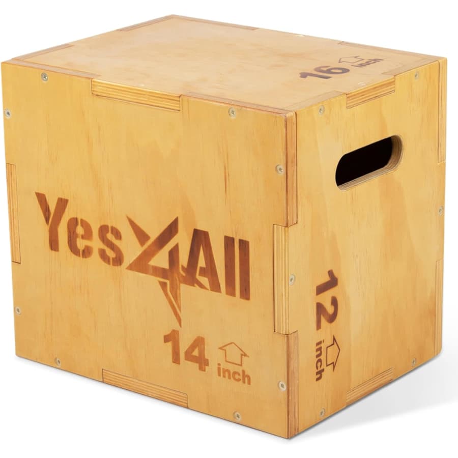 Yes4All 3 in 1 Wooden Plyo Jump Box for $33 Yes4All 3 in 1 Wooden Plyo Jump Box for $33