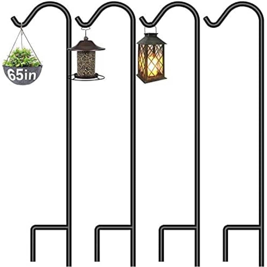 Beau Jardin 65" Shepherd's Hook 4-Pack for $56 Beau Jardin 65" Shepherd's Hook 4-Pack for $56