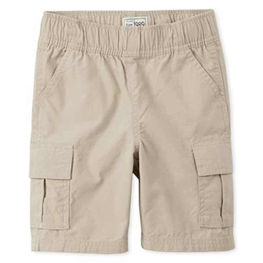 The Children's Place Boys Pull On Cargo Shorts, Sandwash, 18(Husky) for $6