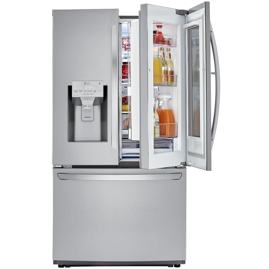 LG 26-Cu. Ft. 3-Door French Door Smart Refrigerator w/ InstaView Door-in-Door for $1,998 LG 26-Cu. Ft. 3-Door French Door Smart Refrigerator w/ InstaView Door-in-Door for $1,998