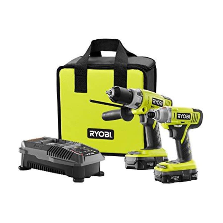 Ryobi P898 18-Volt Lithium-Ion Cordless Hammer Drill and Impact Driver Combo Kit for $146 Ryobi P898 18-Volt Lithium-Ion Cordless Hammer Drill and Impact Driver Combo Kit for $146