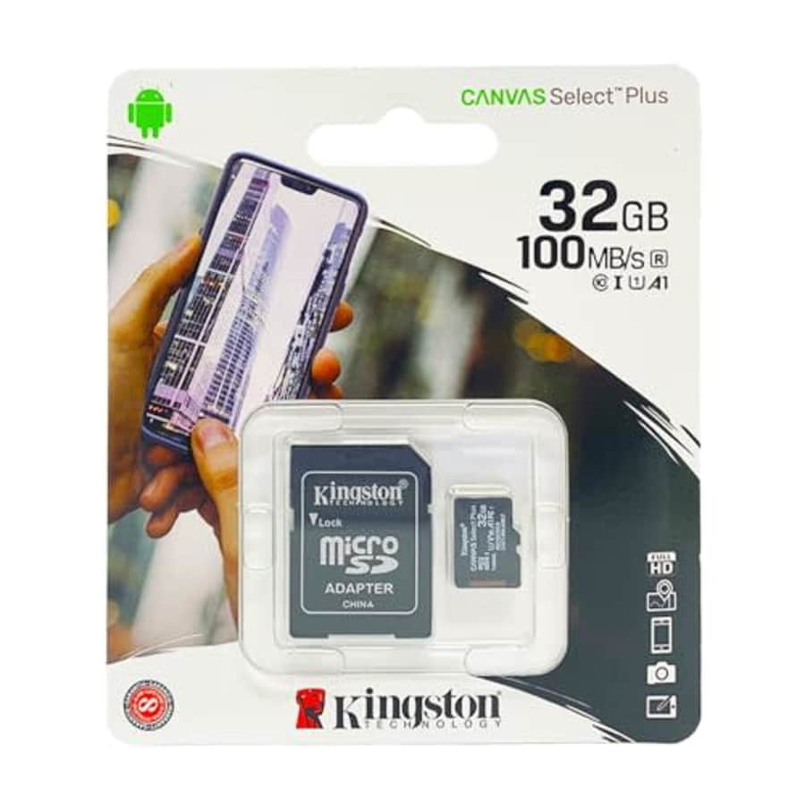 Kingston Digital 32 GB microSDHC Class 10 UHS-1 Memory Card 30MB/s with Adapter (SDC10/32GB) for $8 Kingston Digital 32 GB microSDHC Class 10 UHS-1 Memory Card 30MB/s with Adapter (SDC10/32GB) for $8