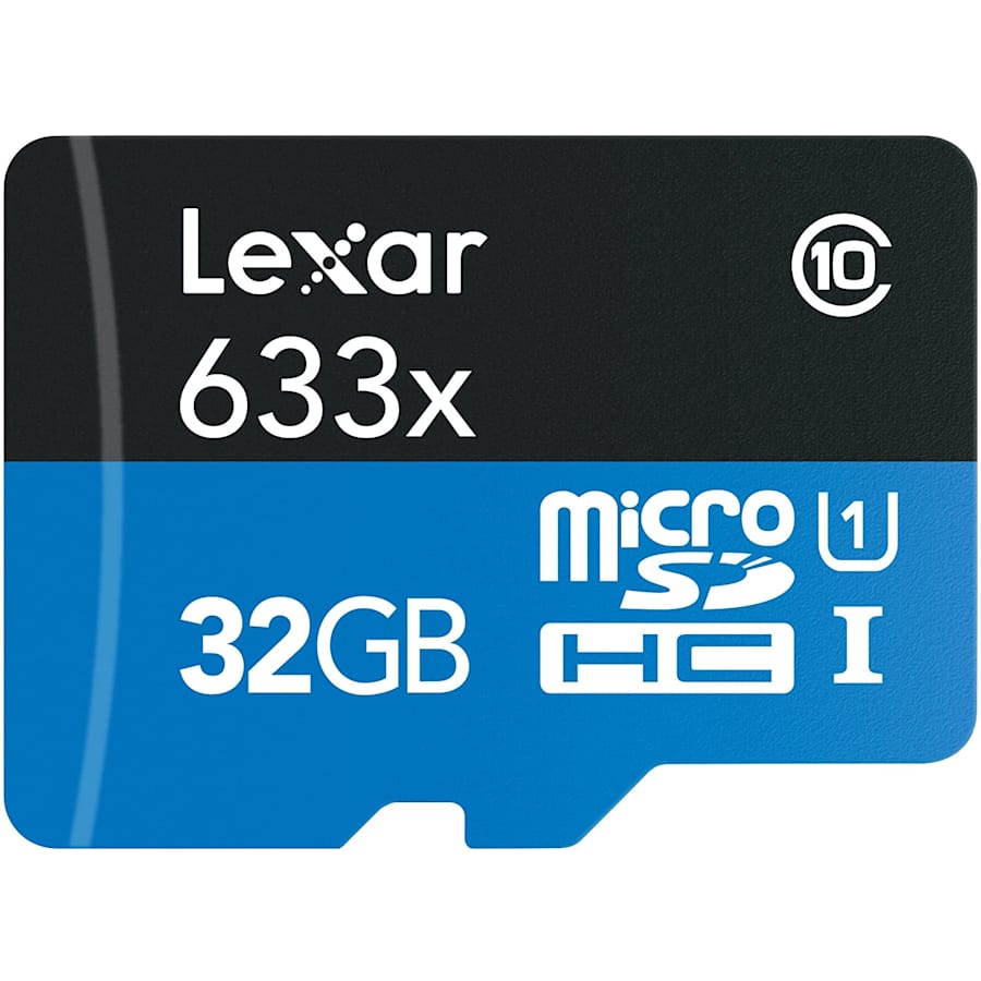 Lexar 633x 32GB UHS-1 microSD Card w/ Adapter for $6 Lexar 633x 32GB UHS-1 microSD Card w/ Adapter for $6