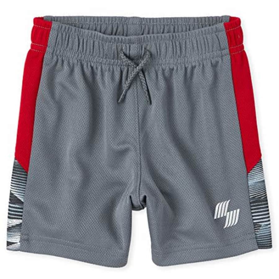 The Children's Place Baby Boys' Printed Athletic Shorts, Dolphin, 6-9MONTHS for $7