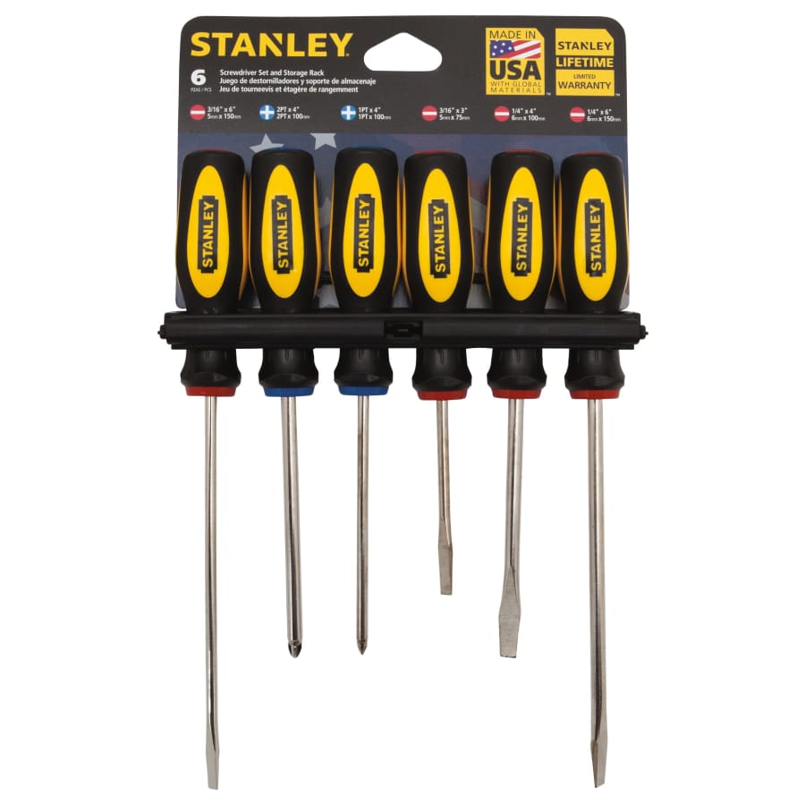 Stanley Tools Stanley 6-Piece Screwdriver Set for $19 Stanley Tools Stanley 6-Piece Screwdriver Set for $19