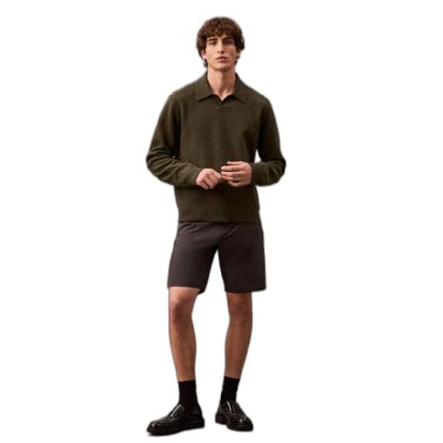 Calvin Klein Men's Athletic Stretch 9-Inch Shorts Asphalt for $16
