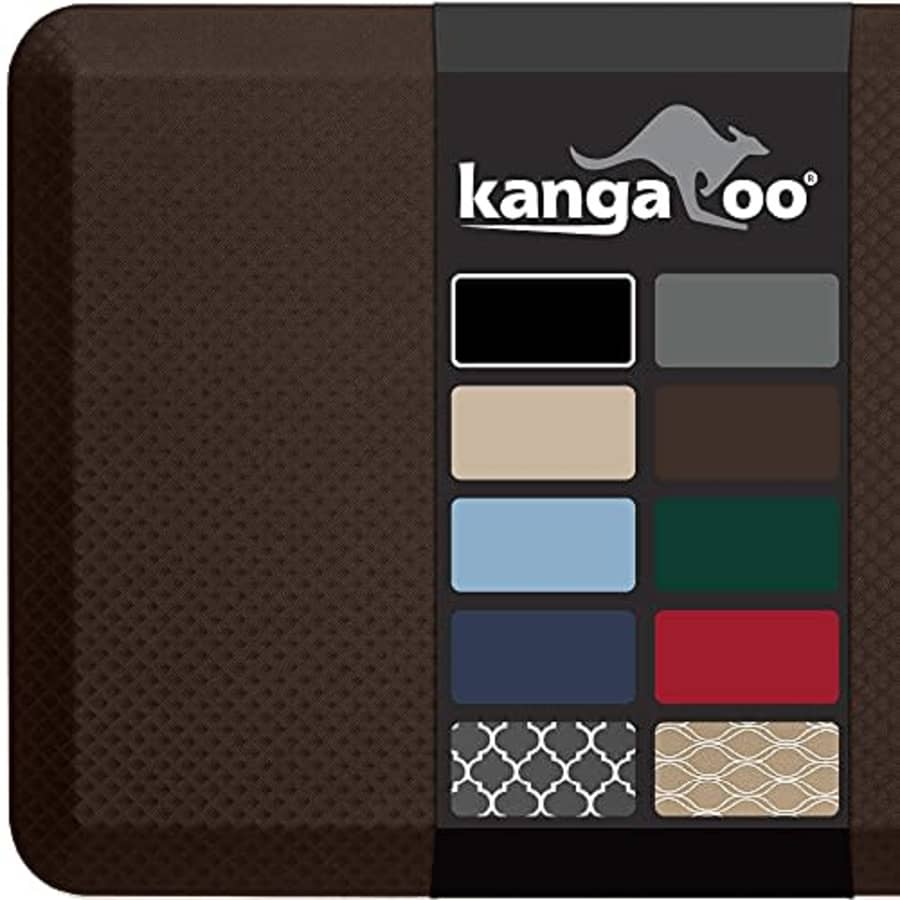 Kangaroo Original 3/4 Inch Thick Superior Cushion, Stain Resistant Kitchen Rug and Anti Fatigue for $66 Kangaroo Original 3/4 Inch Thick Superior Cushion, Stain Resistant Kitchen Rug and Anti Fatigue for $66