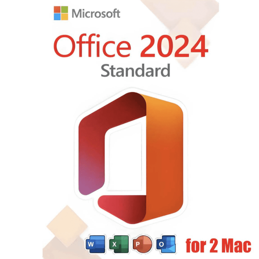 Microsoft Office Standard 2024 for 2 Macs Lifetime License for $30