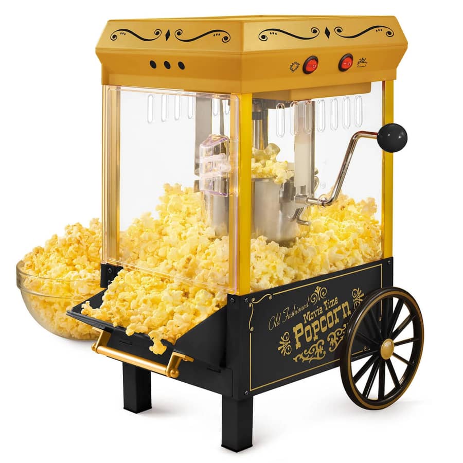 Nostalgia 2.5-oz. Kettle Popcorn Maker Cart for $63 Nostalgia 2.5-oz. Kettle Popcorn Maker Cart for $63