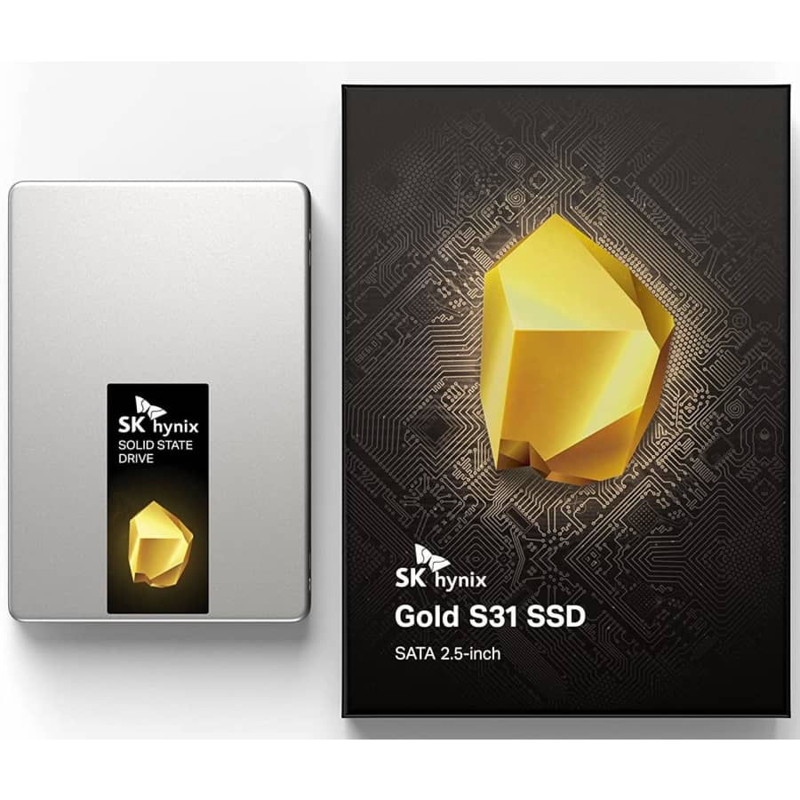 SK Hynix Gold S31 1TB 3D NAND 2.5" SATA Internal SSD for $140 SK Hynix Gold S31 1TB 3D NAND 2.5" SATA Internal SSD for $140