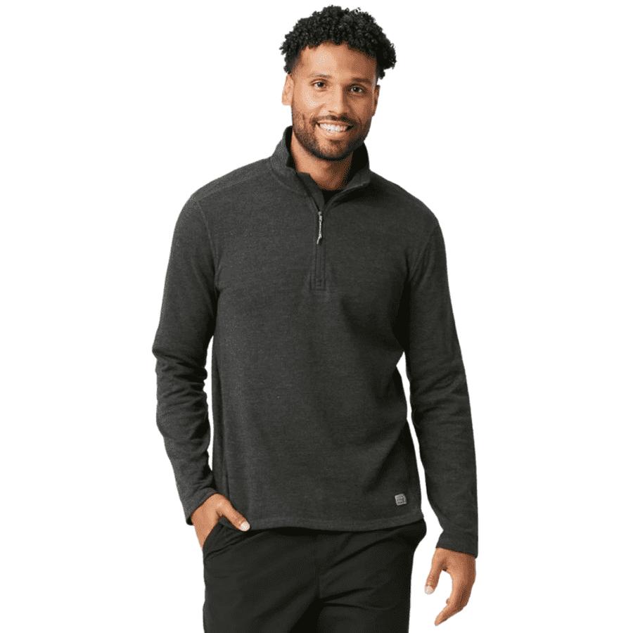 Free Country Men's Heritage Knit 1/4 Zip Mock Shirt for $21 Free Country Men's Heritage Knit 1/4 Zip Mock Shirt for $21