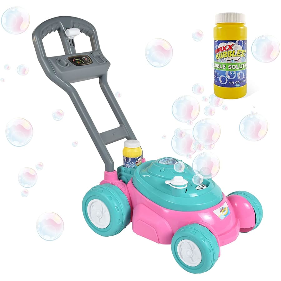 Sunny Days Entertainment Bubble-N-Go Toy Lawn Mower for $20