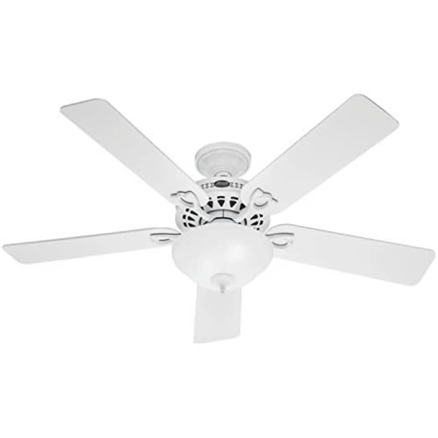Hunter Fan Hunter Astoria Indoor Ceiling Fan with LED Light and Pull Chain Control, 52", White / Light O for $170