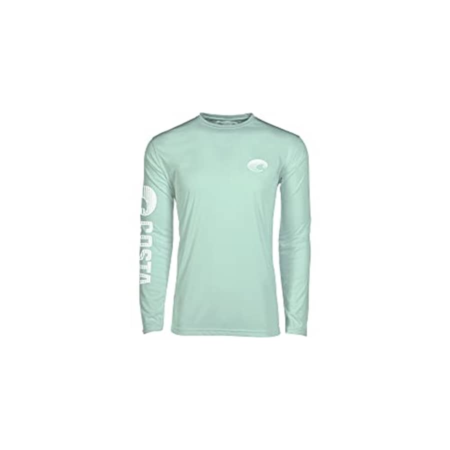 Costa Del Mar Men's Technical Crew Long Sleeve Shirt, Mint, XX-Large for $35 Costa Del Mar Men's Technical Crew Long Sleeve Shirt, Mint, XX-Large for $35