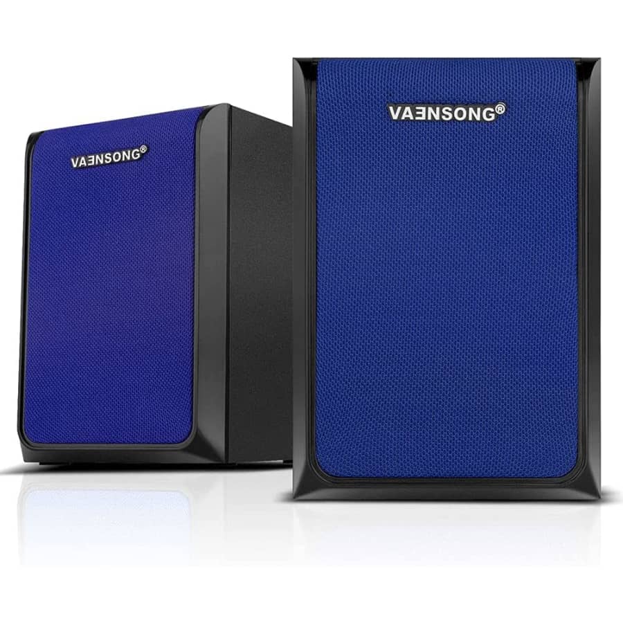 Vaensong 2-Ch. Surround Sound Computer Speakers for $13