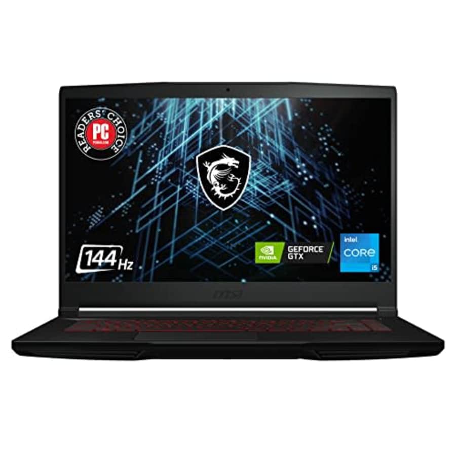 MSI GV15 15.6" 144Hz Gaming Laptop: Intel Core i5-11400H GTX 1650 8GB 256GB NVMe SSD, Wi-Fi 6, USB for $755