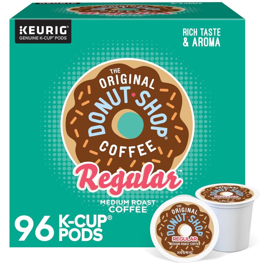The Original Donut Shop Regular Keurig K-Cup Pods 96-Count for $32 via Sub & Save The Original Donut Shop Regular Keurig K-Cup Pods 96-Count for $32 via Sub & Save