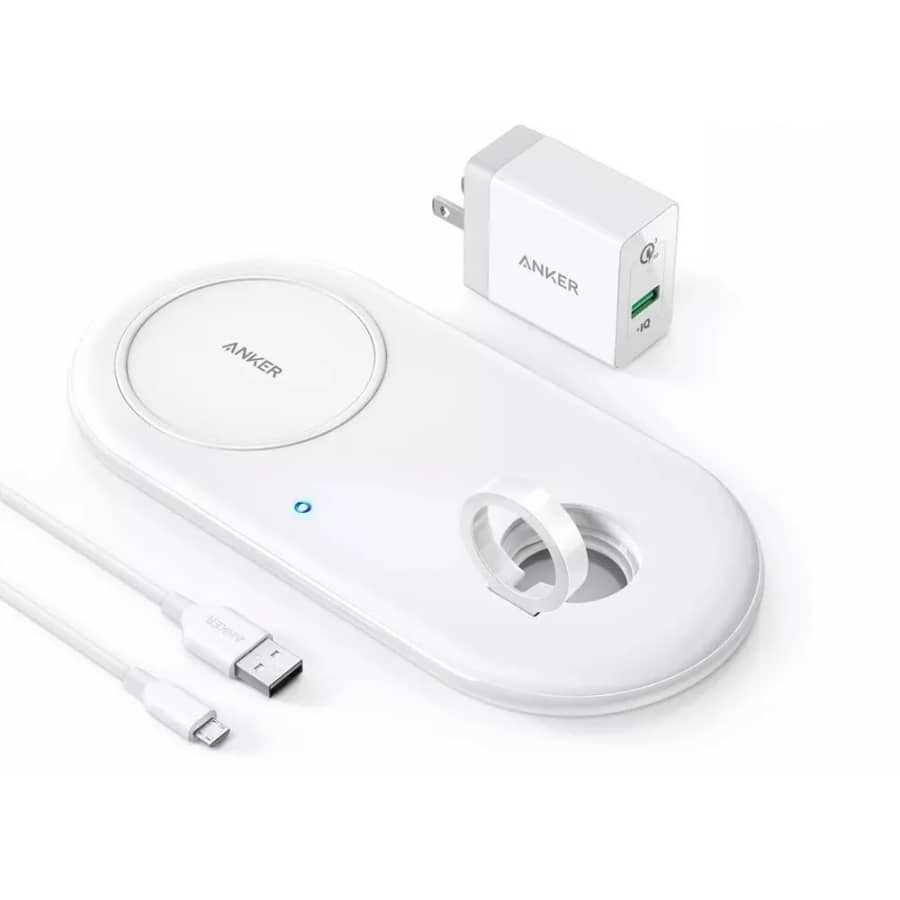Anker 2-in-1 Wireless Charger Station for $8