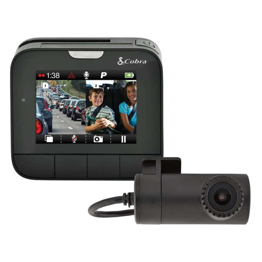Cobra DASH Dual-View Dash Cam for $32 Cobra DASH Dual-View Dash Cam for $32