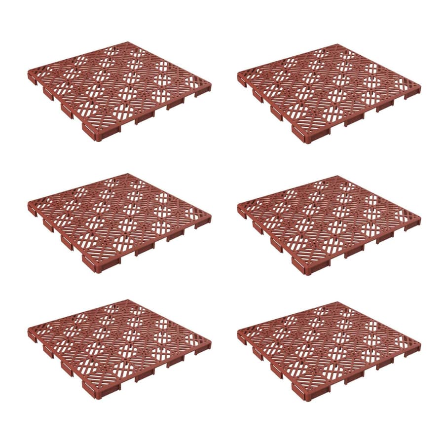 Pure Garden Interlocking Floor Tiles 6-Pack for $12 Pure Garden Interlocking Floor Tiles 6-Pack for $12